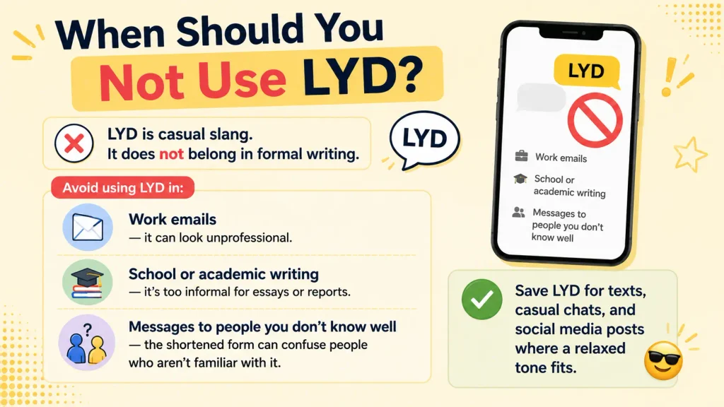 lyd meaning in text