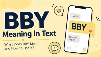 BBY Meaning in Text