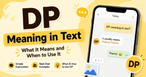 dp meaning in text