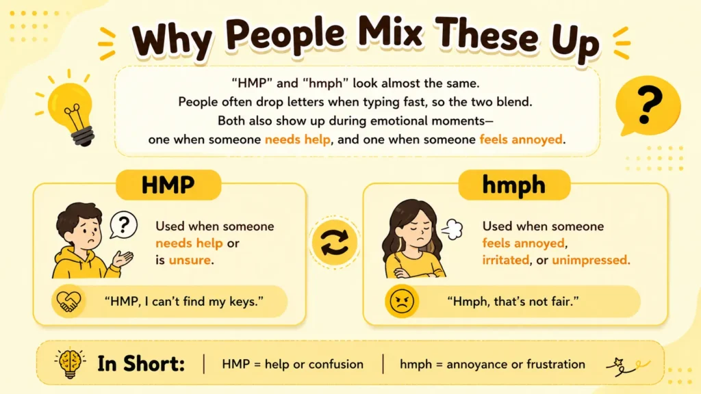hmp meaning in text