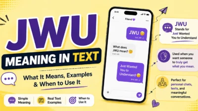 jwu meaning in text