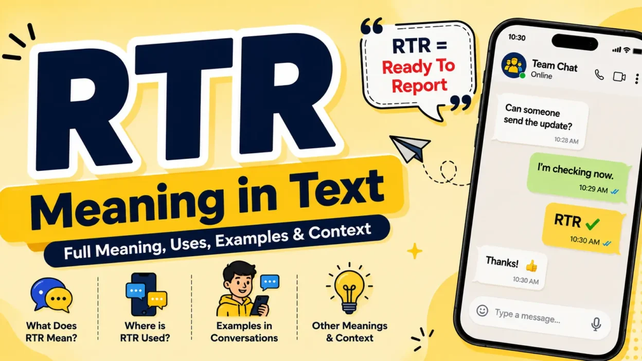 RTR Meaning in Text