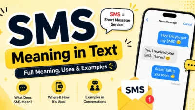 SMS Meaning in Text