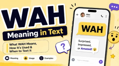 WAH Meaning in Text
