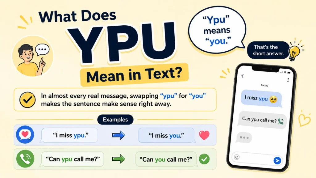 YPU Meaning in Text: