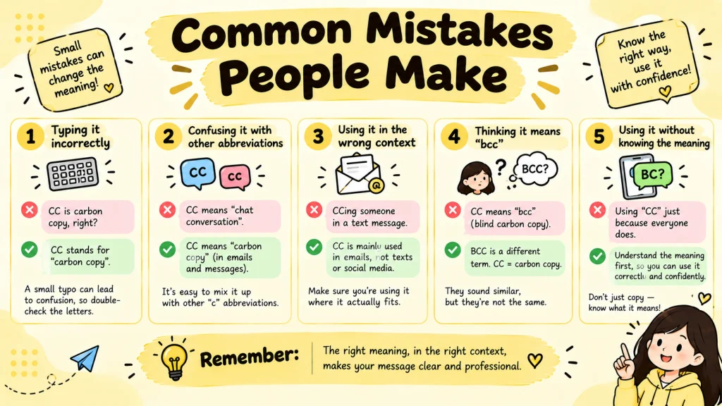 CC Meaning in Text