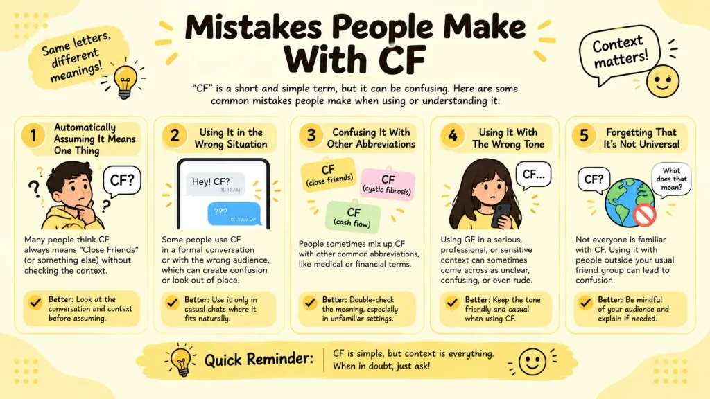 cf meaning in text