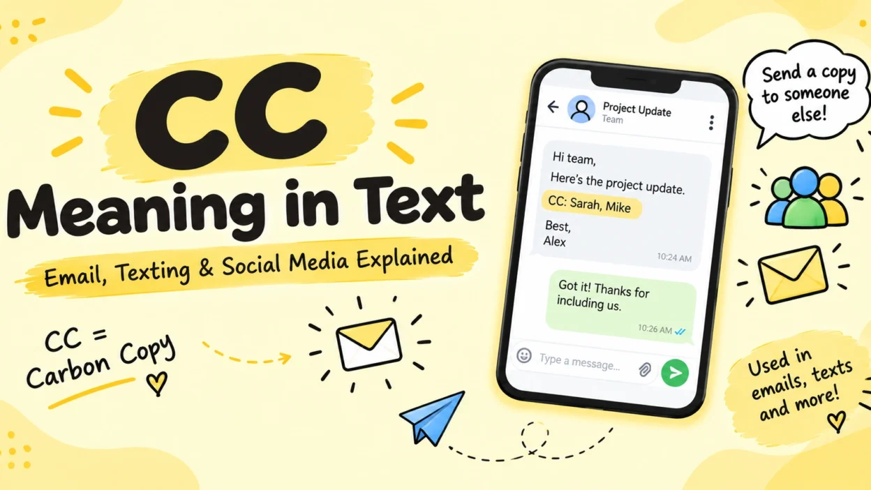 CC Meaning in Text