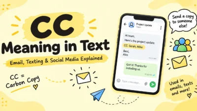 CC Meaning in Text