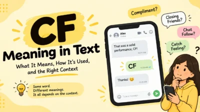 cf meaning in text