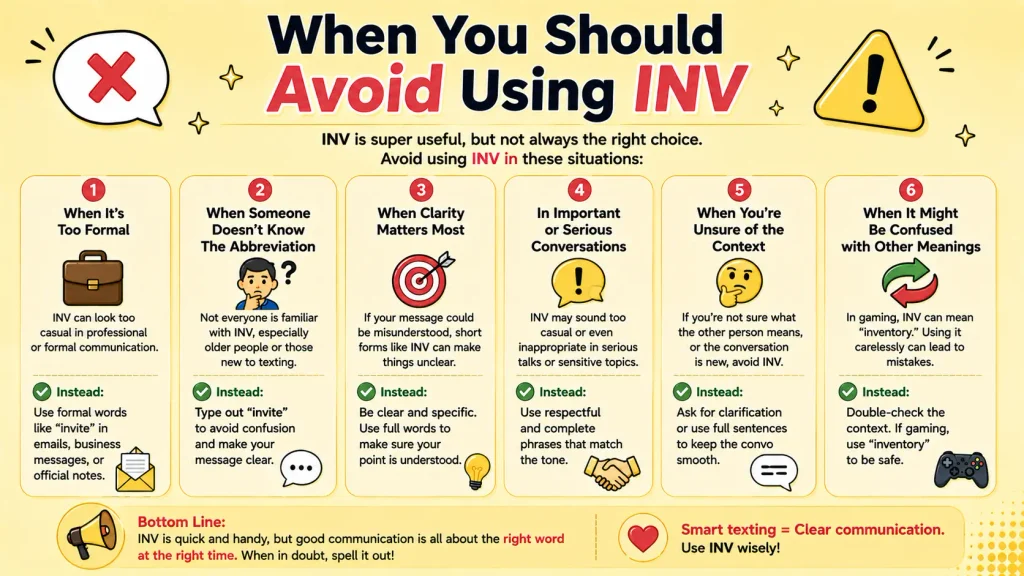 inv meaning in text