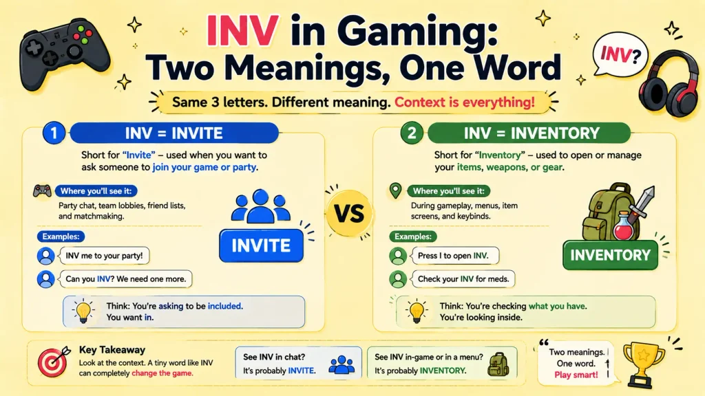inv meaning in text