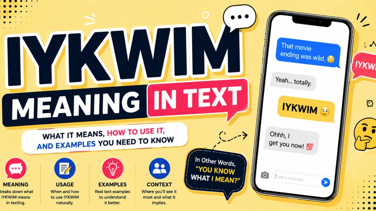 IYKWIM Meaning in Text