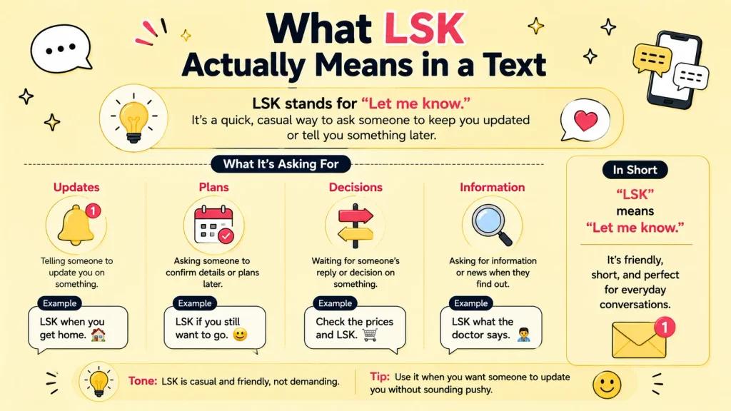 LSK Meaning in Text