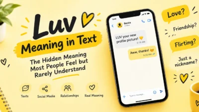 Luv Meaning in Text