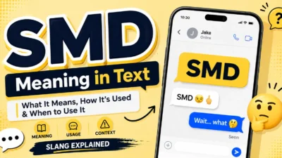 SMD Meaning in Text