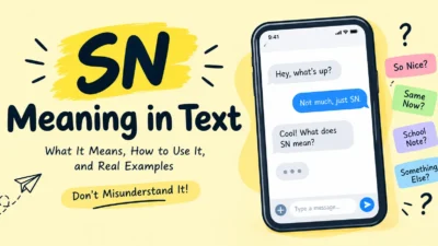 SN Meaning in Text